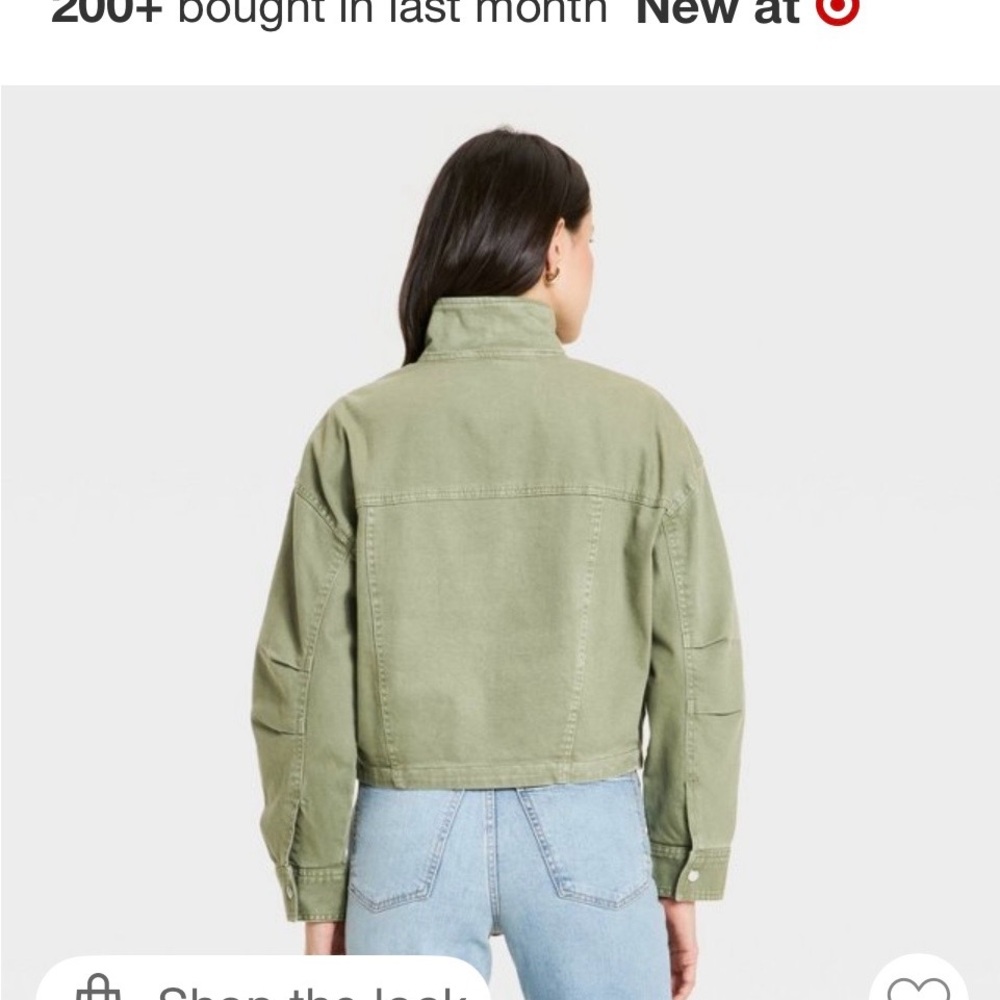 Universal Thread Utility Fashion Jacket Olive siz… - image 2